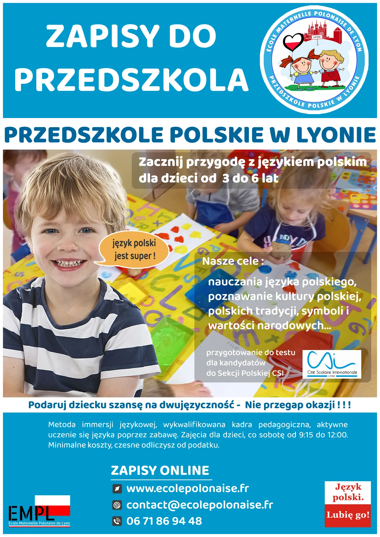 ecole maternelle polonaise lyon inscription